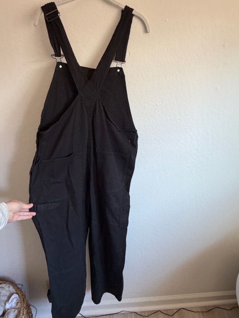 Organic Stretch Cotton Twill Relaxed Overalls - Picture 3 of 3